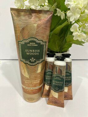 Bath & Body Works “Sunrise Woods” New Shea Butter Hand Creams & Body Cream